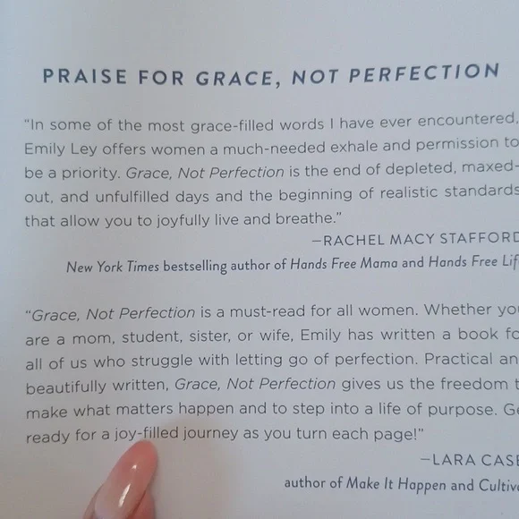 Grace not Perfection Self-Help Book - Picture 3 of 9